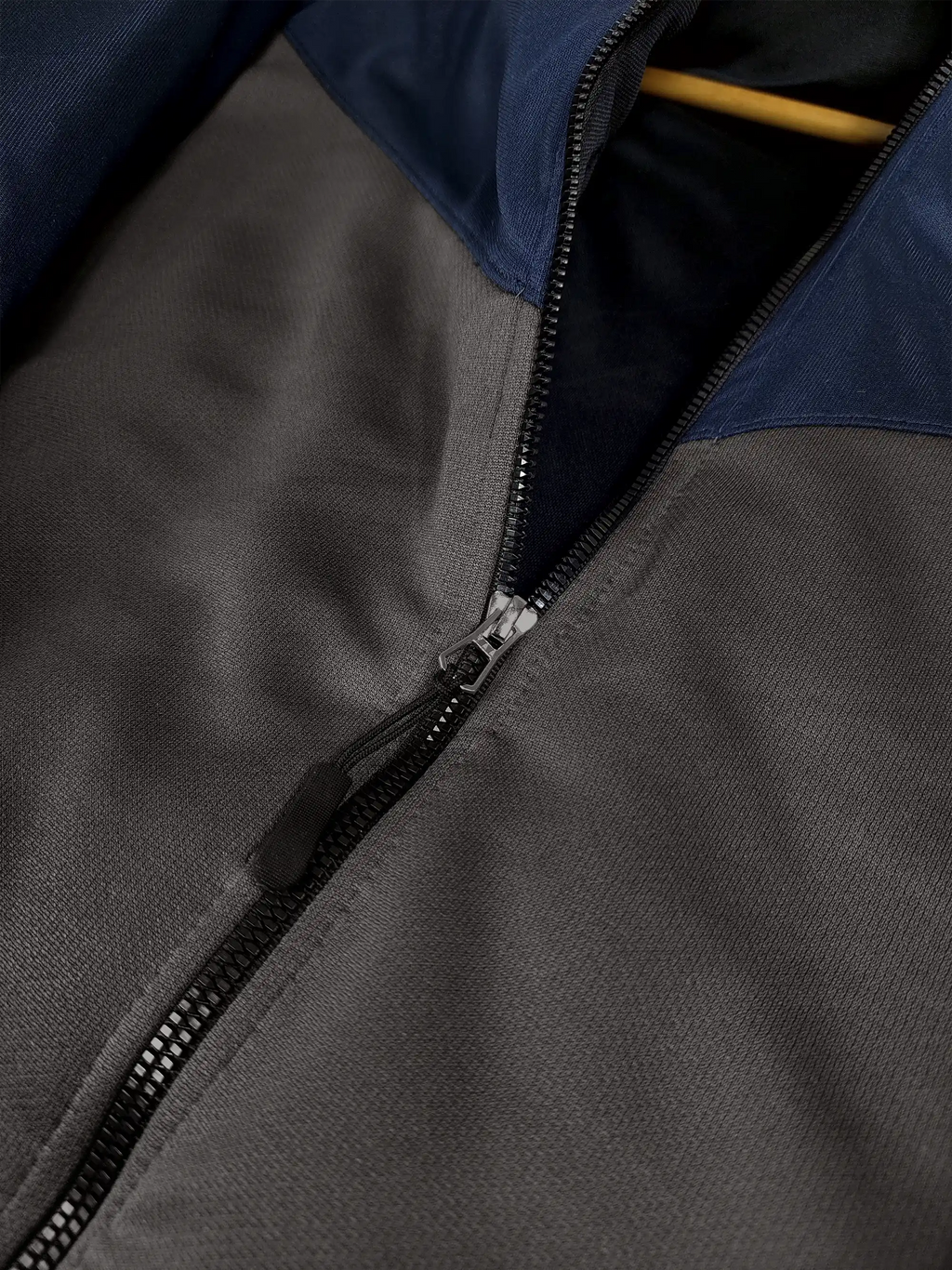 Payper Zipper Winter Jacket For Men-Dark Navy With Charcoal-PH07