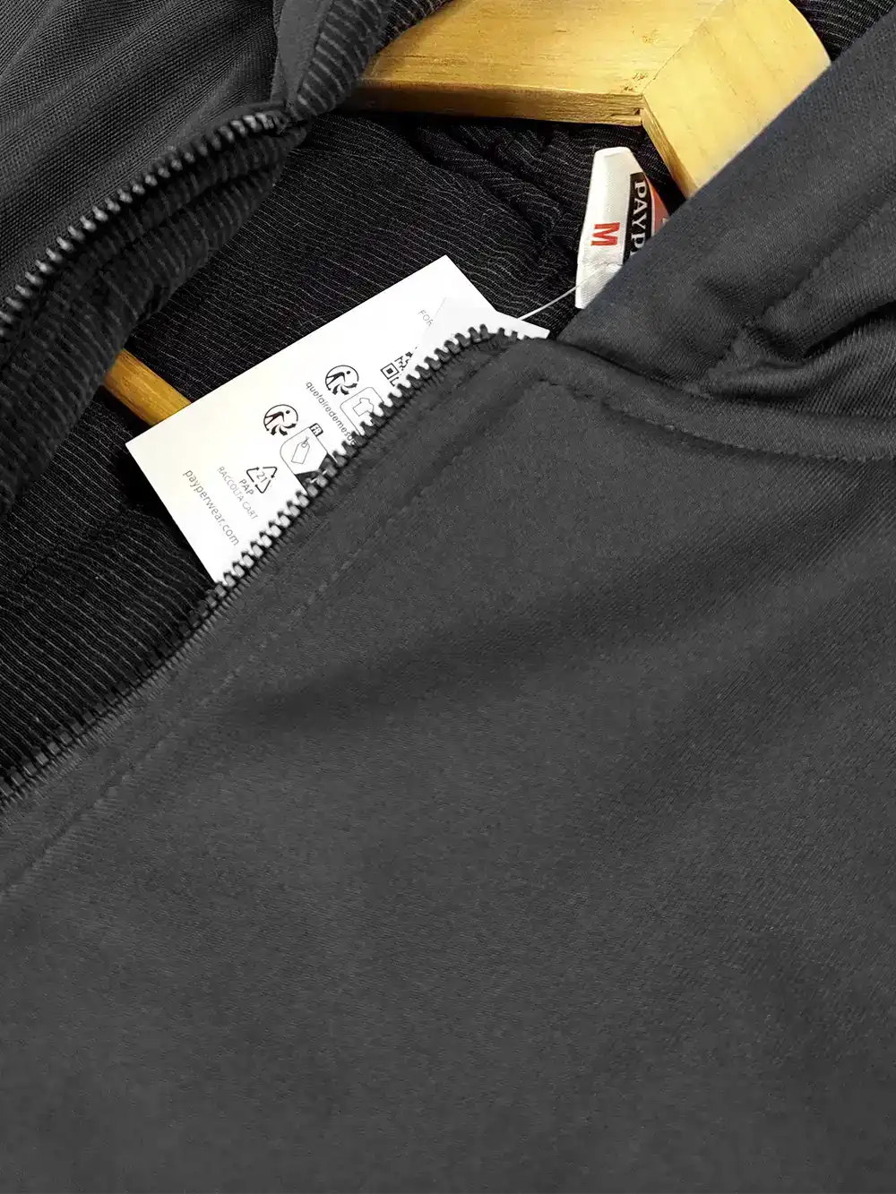 Payper Zipper Winter Jacket For Men-Black-PH01