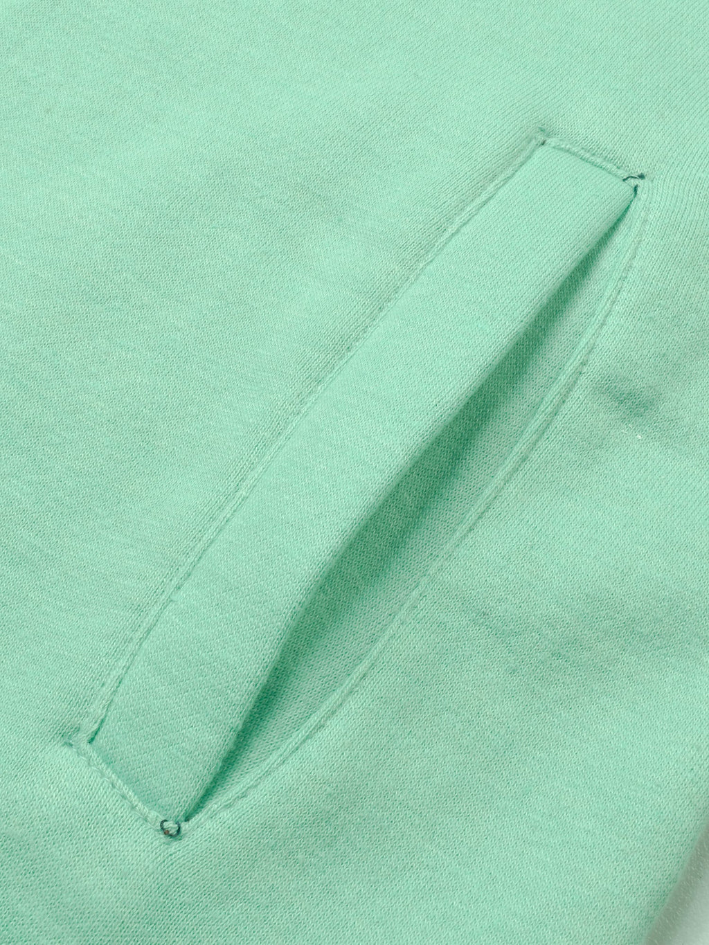 Louis Vicaci Fleece Zipper Tracksuit For Ladies-Light Green with Maroon Stripe-BR366