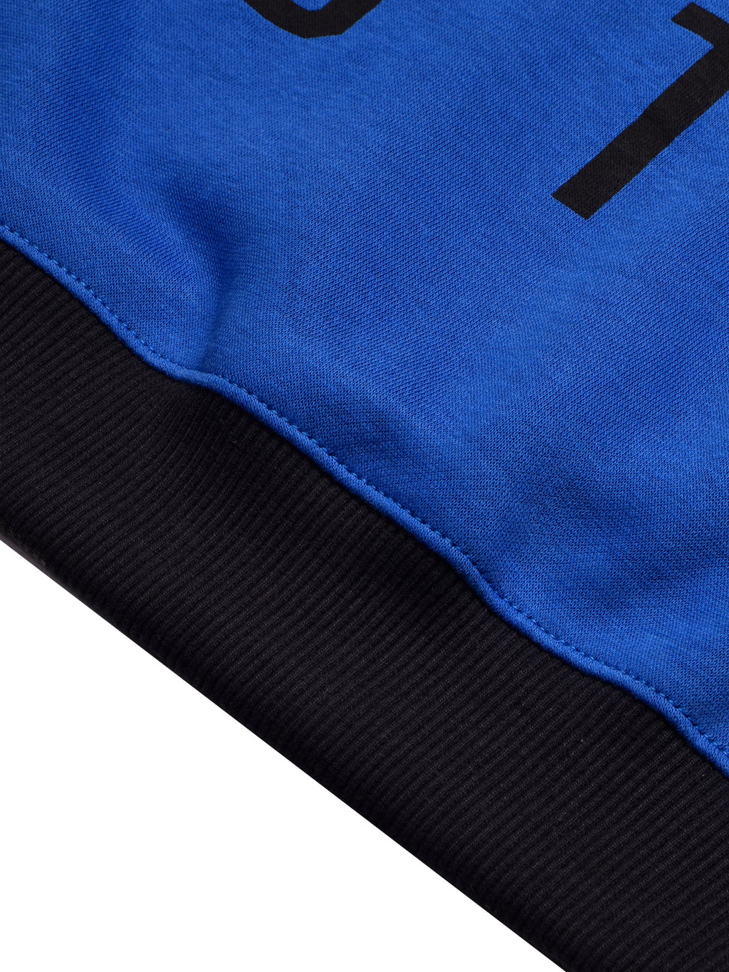 BTS Fleece Tracksuit For Kids-Dark Blue with Black-BR878