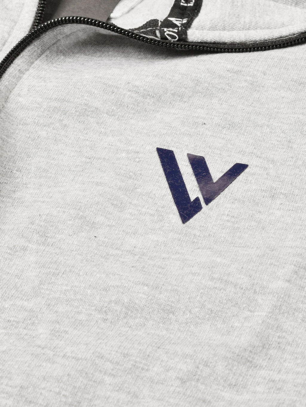 Louis Vicaci Fleece Zipper Tracksuit For Men Off-White Melange-RT2126