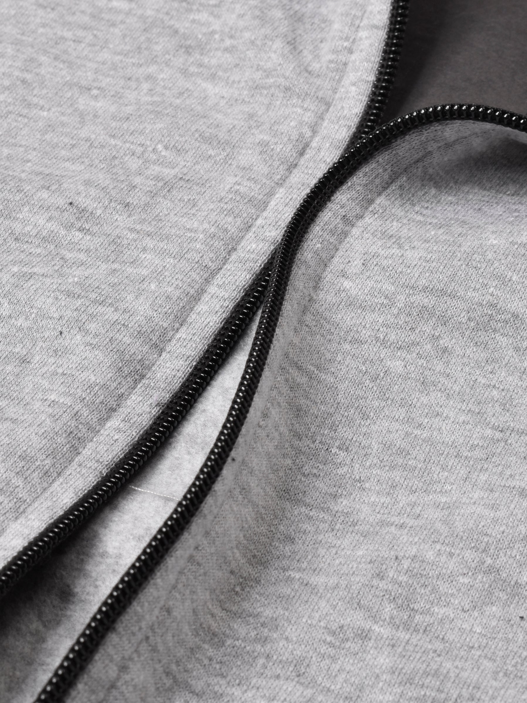 Louis Vicaci Fleece Zipper Tracksuit For Men-Grey Melange-RT1351