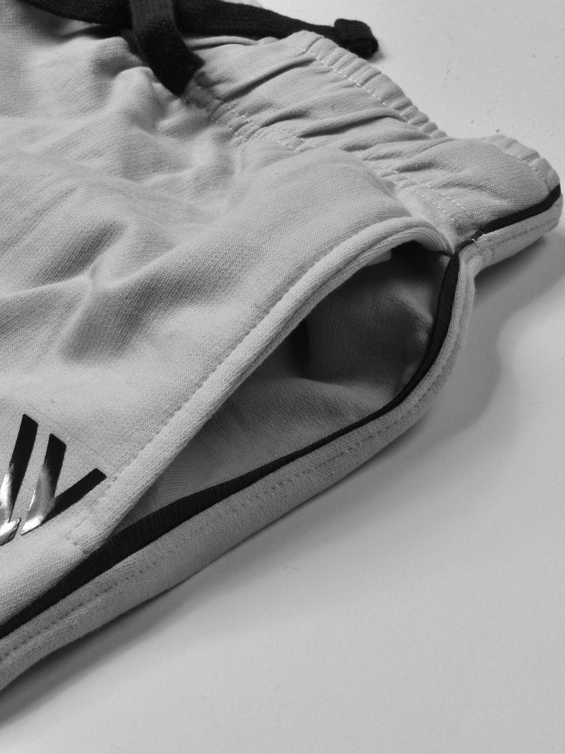 Louis Vicaci Fleece Zipper Tracksuit For Men-Light Grey-RT1378