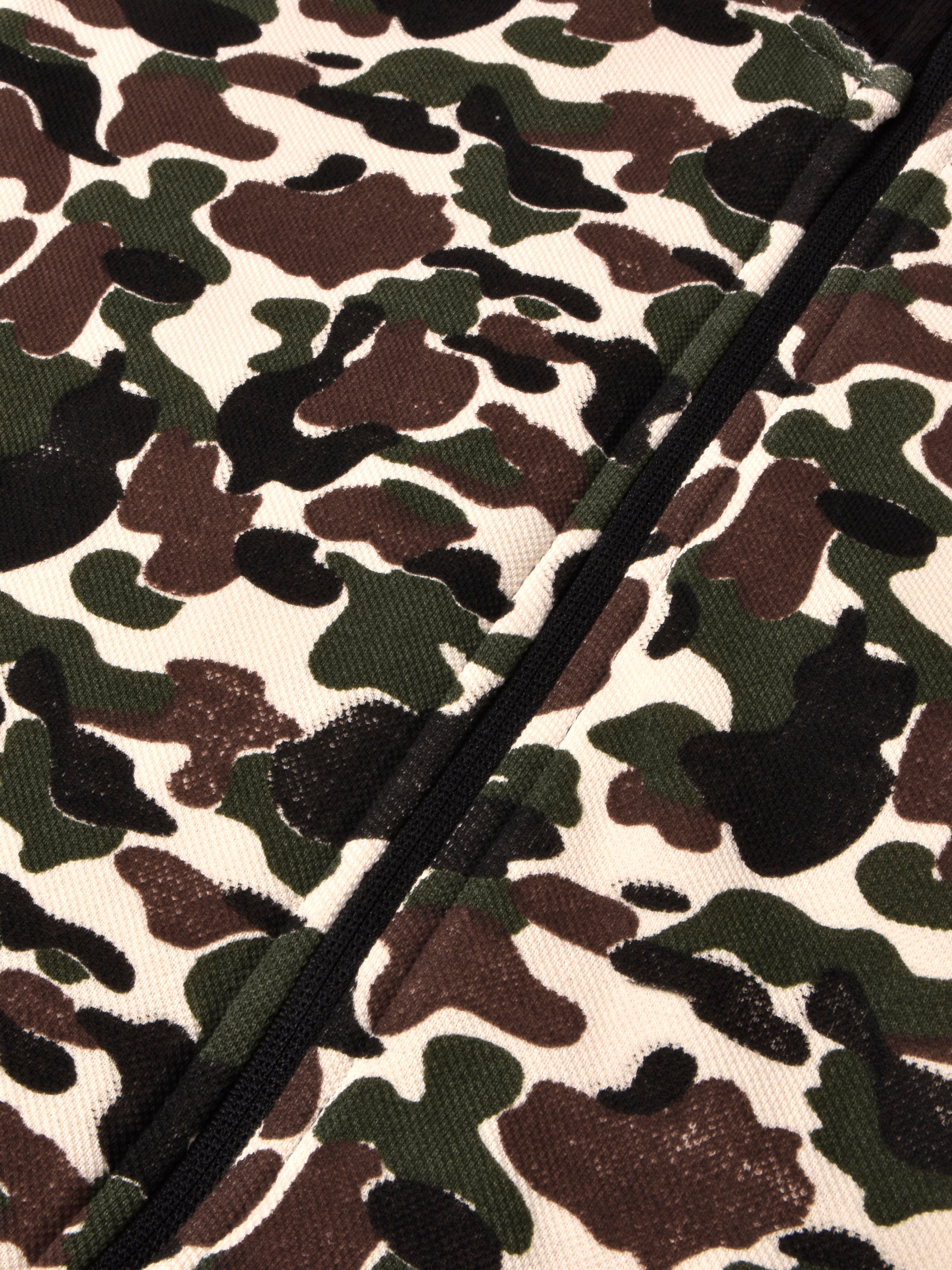 Louis Vicaci Fur Zipper Mock Neck Jacket For Men-Camouflage-RT2107