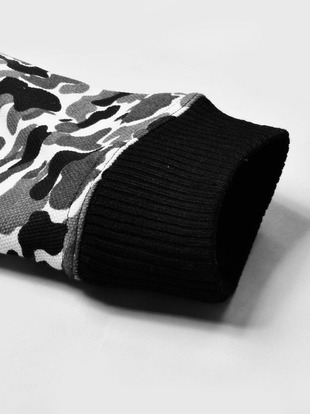 Louis Vicaci Fur Zipper Mock Neck Jacket For Men-Camouflage-BR867