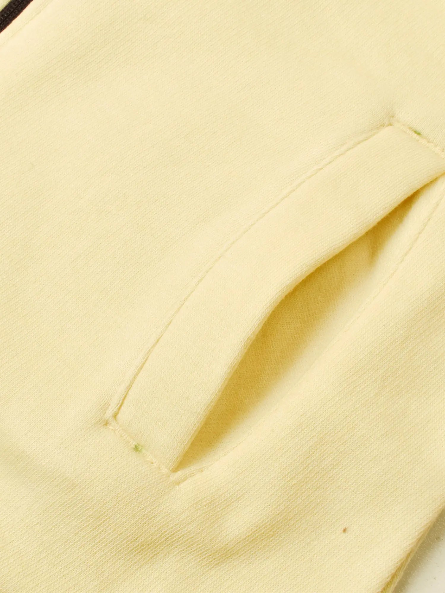 Louis Vicaci Fleece Zipper Tracksuit For Ladies Yellow with Navy-Stripe-SP292/RT2127