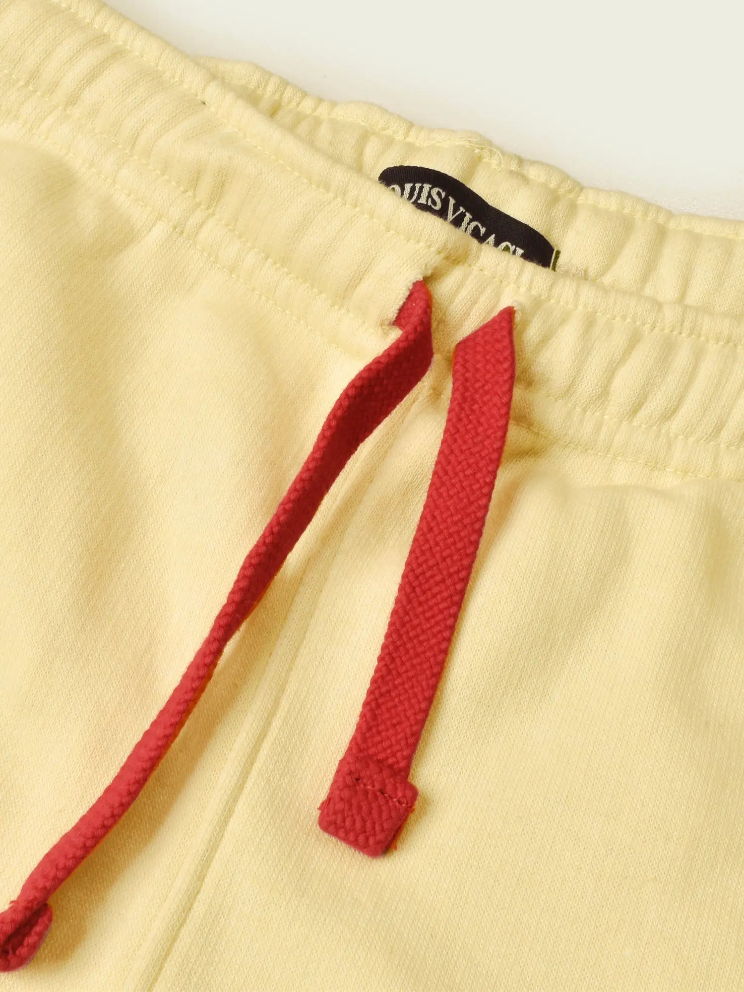 Louis Vicaci Fleece Zipper Tracksuit For Ladies Yellow with Navy-Stripe-SP292/RT2127