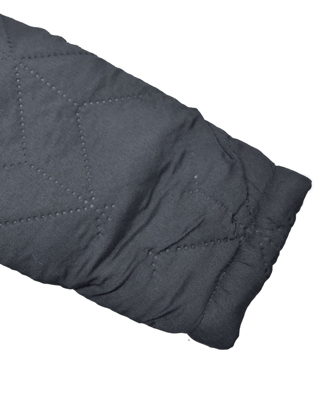 Mango Quilted Inner Fur Zipper Hoodie For Kids-Dark Grey-BR933