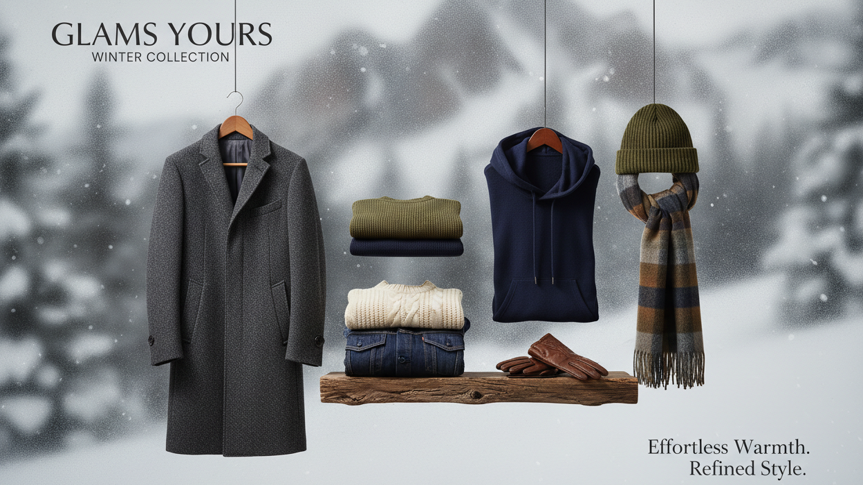 Men's Winter Clothing Banner
